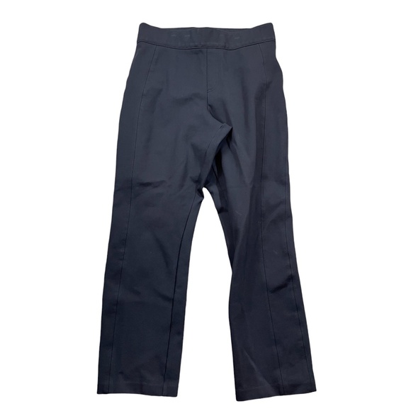 SPANX Medium Navy Pull On Womens Pants Faux‎ Rear Pockets Rayon Blend - Picture 4 of 6